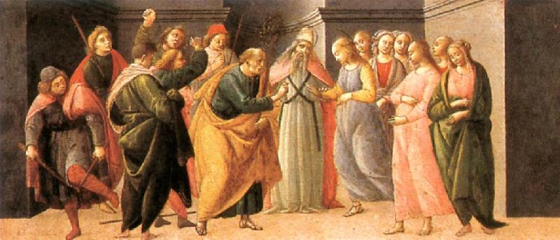  Predella: Marriage of Mary